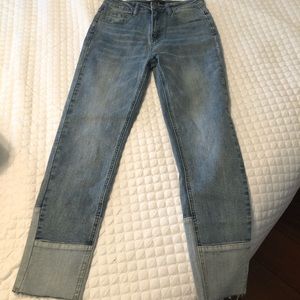 Abercrombie Hi-Waist Straight Jeans